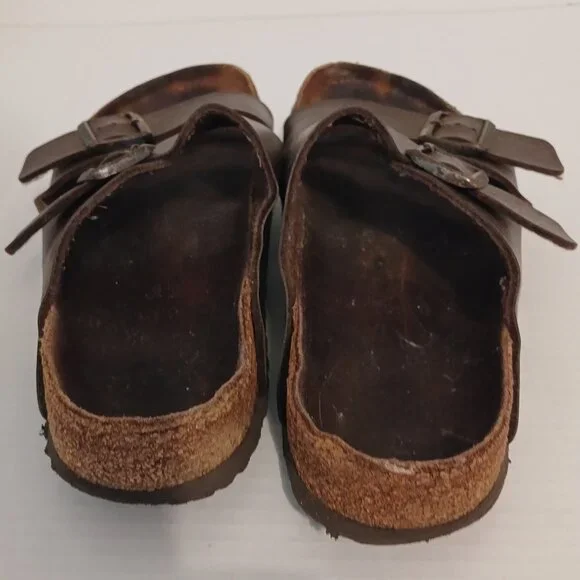 Birkenstock Double Strap Sandals Brown 11-11.5 in Long - Picture 3 of 13